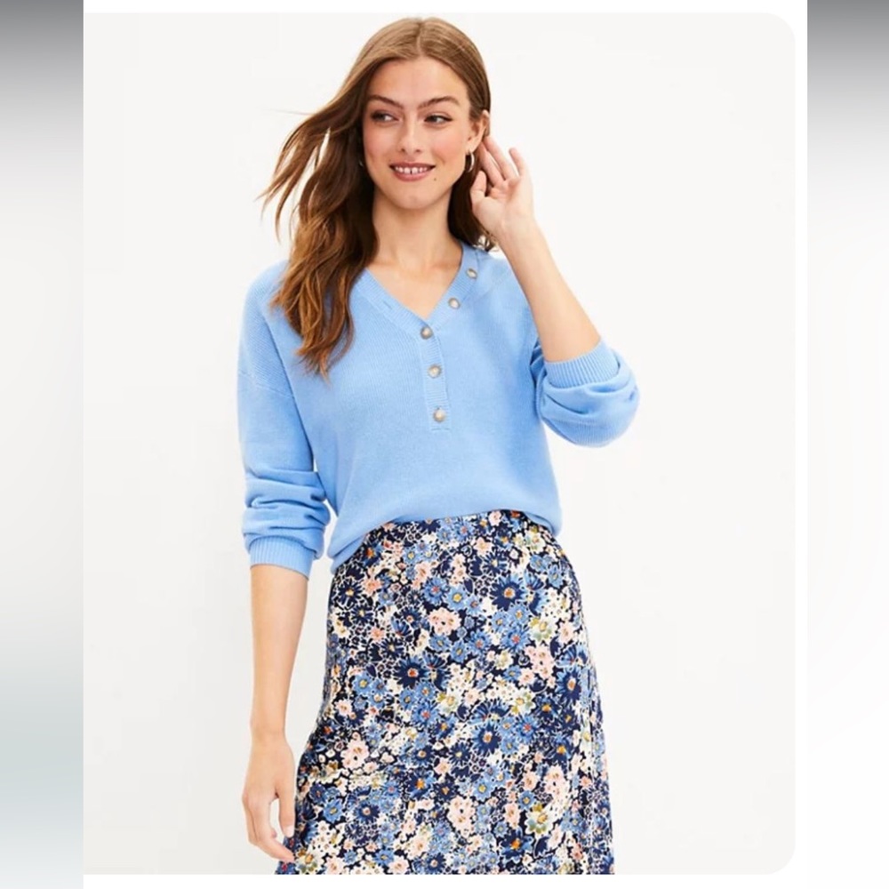 LOFT Henley Sweater